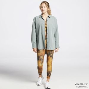 CALIA Semi-Relaxed Slate Button-Up Shirt